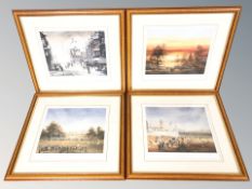 After Brian Shields (Braaq) : A set of four seasons limited edition colour prints, 'Spring,