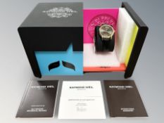 A Raymond Weil Maestro The Beatles limited edition gold-plated automatic centre seconds wristwatch,