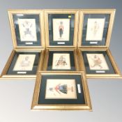 A set of seven limited edition colour prints, each from an edition of 5000,