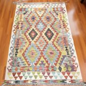 A Chobi Kilim rug,