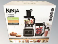 A Ninja food processor in box