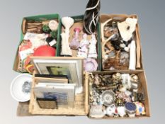 A very large quantity of metal wares, figurines, vases, pictures and homewares.