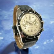 A gent's stainless steel Regency diver's chronograph wristwatch, circa 1970's,