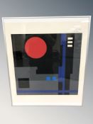 Continental School : Abstract geometric composition,