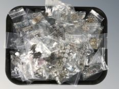 A large quantity of costume necklaces, pendants, etc.