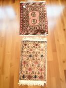 A small Bokhara rug, Afghanistan,