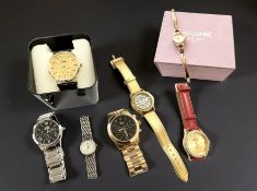 A group of lady's and gent's watches to include Amelia Carter (boxed), Limit, Accurist (boxed),