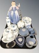 A Franklin Mint House of Faberge figure 'Princess of the Ice Palace' on stand,