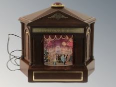 A nutcracker suite revolving music box, with plug, width 35 cm.