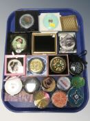 A collection of compacts.