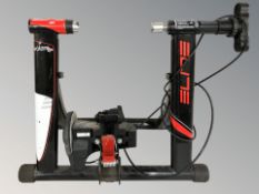 A Volare stationary bike trainer.