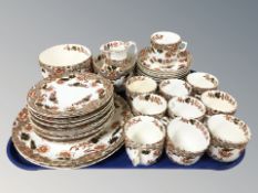 Thirty nine pieces of late Victorian imari tea china.