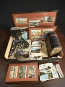 Assorted ephemera including postcards, Arizona Highways publications, framed cards,