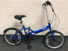 An Apollo Tuck folding bike, frame 12