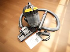 A Dyson vacuum cleaner.