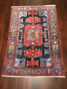 A rug, 191 cm x 130 cm.