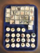 A collection of gemstone specimens.