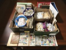 A large quantity of 20th century world stamps, loose and in albums.
