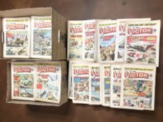 A large quantity of Victor Comics circa early 1970s.