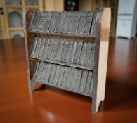 A set of miniature volumes 'The Works of William Shakespeare',