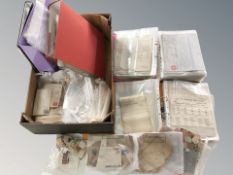 A very large quantity of stamps and postcards,