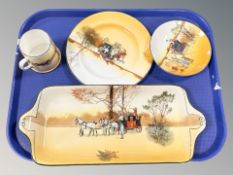 A small group of Royal Doulton coaching china.