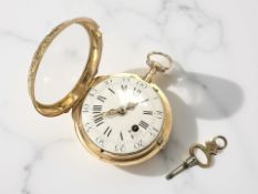 A fine late-19th century French gold pocket watch signed Lientaud a Paris