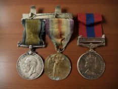 A WWI pair comprising British War Medal and Victory Medal, named to S-40408 PTE. A.