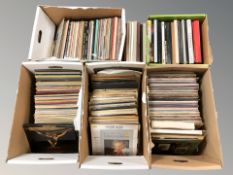 A very large quantity of vinyl LP records, 78s and singles, classical, etc.