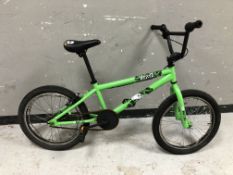 A Flair BMX bike,