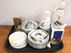 A group of German Colditz porcelain collector's plates depicting fish,