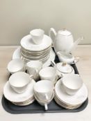 Thirty nine pieces of Royal Egerthal tea china.