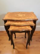 A nest of Italian style tables,