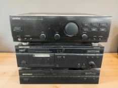 A Kenwood stereo integrated amplifier KA-3060R,
