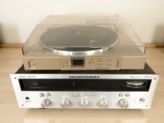 A Marantz automatic turntable TT520 and a further Stereophonic receiver 2220.
