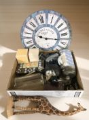 Miscellaneous items including pewter mounted stein, Schweppes soda siphon, fragrances,