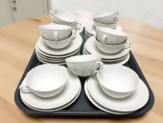 Thirty five pieces of Bing & Grondahl tea china.