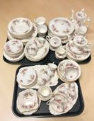 Approximately seventy three pieces of Royal Albert Lavender Rose tea, coffee and dinner porcelain.