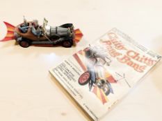 A Corgi Chitty Chitty Bang Bang die cast car with four passengers,