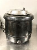 A Buffalo commercial soup kettle CONDITION REPORT: Removed from local restaurant