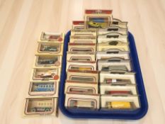 A group of boxed die cast vehicles including Lledo, Days Gone, etc.