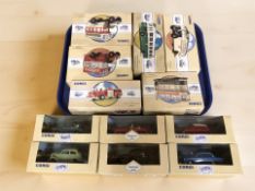 A group of Corgi Classic Vehicles and Classic Commercials boxed die cast models.
