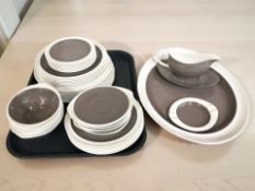 Thirty nine pieces of Wedgwood of Etruria dinner china.