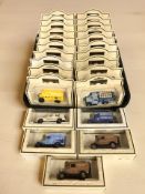 A collection of Days Gone die cast delivery vans.