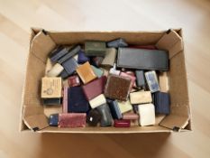 A collection of jewellery boxes including antique examples (one box)