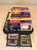 Assorted boxed die cast vehicles including Matchbox, Days Gone, Lledo, Cameo, etc.