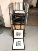 A large quantity of contemporary monochrome photographic pictures