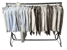 A rail of gent's Levent Serez by Kares blazers, with retail tags.