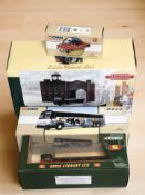 Four boxed Corgi die cast models including Eddie Stobart
