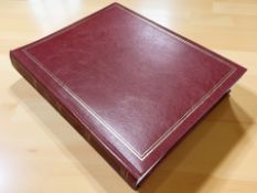 A large album containing a variety of celebrity autographs and facsimile autographs of Hollywood